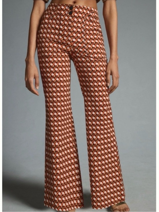Maeve Pants - The Naomi Ponte Wide-Leg Flare Pants by Maeve
